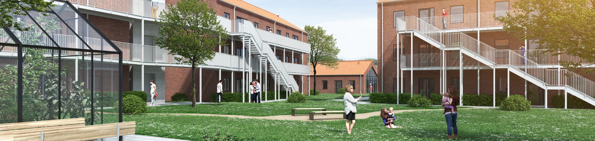 Nyt og attraktivt boligområde i Haslev