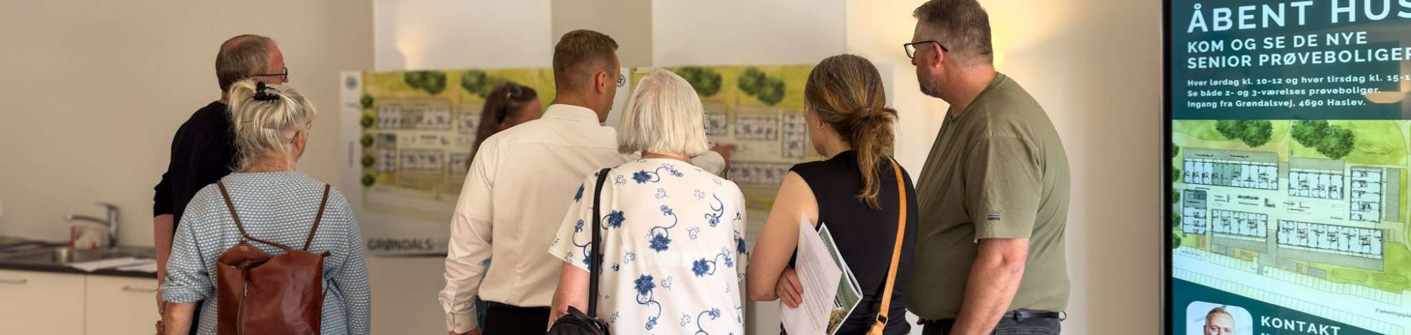 Overvældende interesse ved præsentationen af Grøndals Have seniorprøveboligerne i weekenden