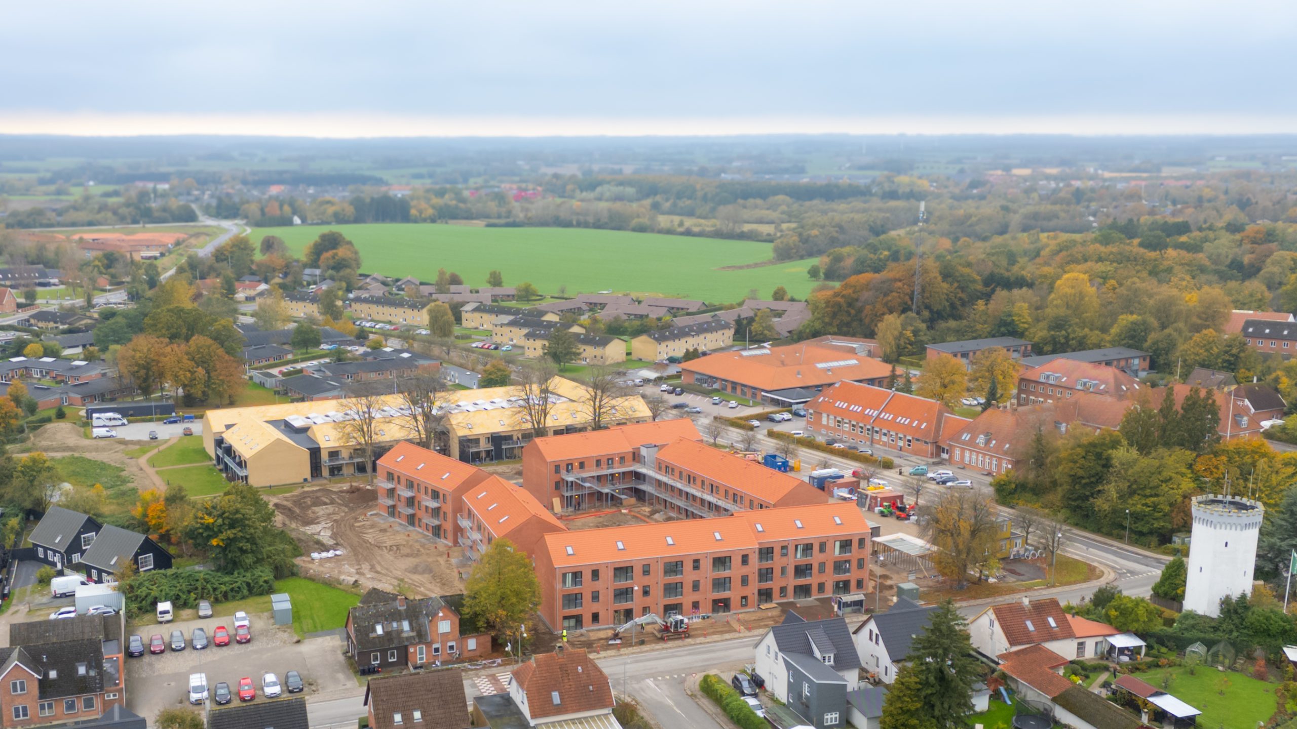 Nu kun godt 1 måned til de første lejere flytter ind i Grøndals Gård – det nye boligområde i Haslev