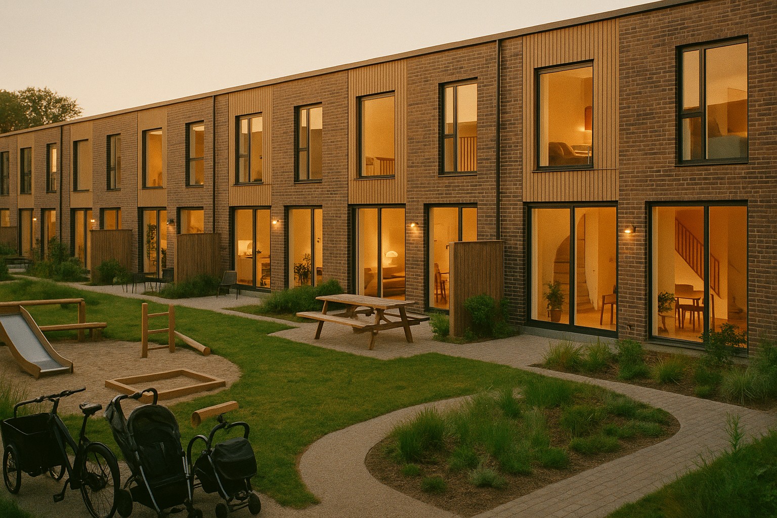 Familievenlige rækkehuse: planløsninger der øger udlejning og afkast